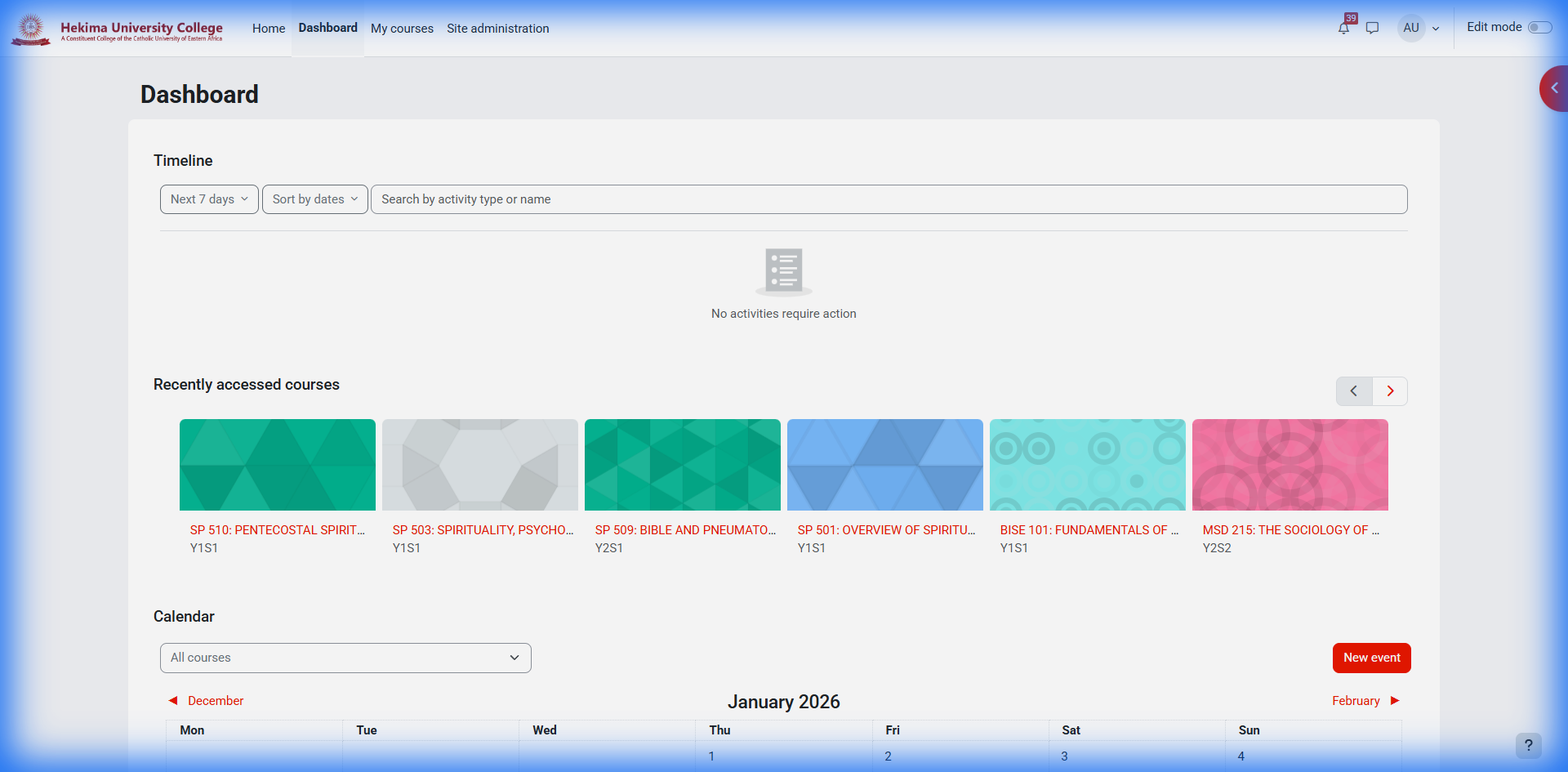 Student Dashboard