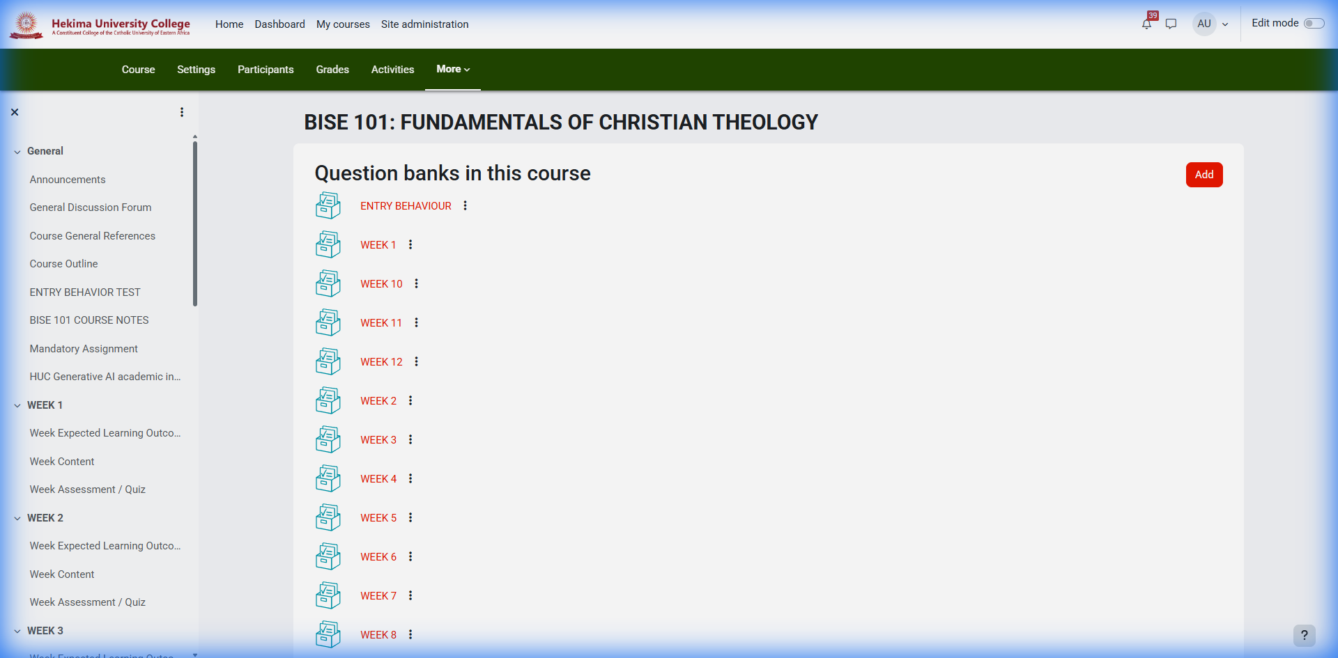Quiz Interface